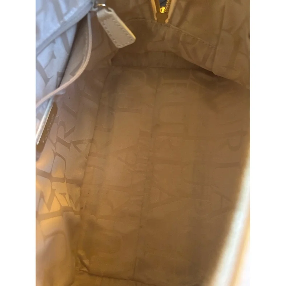 Furla‎ Cream Satchel with Gold Hardware